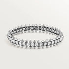 Clash White Gold Tone Flexible Bracelet Jewelry Gift Ideas