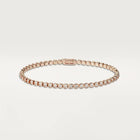 Lignes Essentielles Rose Gold Tone Bracelet With Sparkling Stone Jewelry Gifts