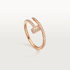 Pink Radiant Twist Ring With Micro-Crystal Shine, small model