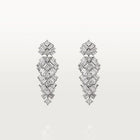 White Gold Tone Reflection Earrings Best Present Ideas