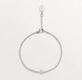 Amour White Gold Tone Bracelet With Sparkling Stone Perfect Gift Ideas