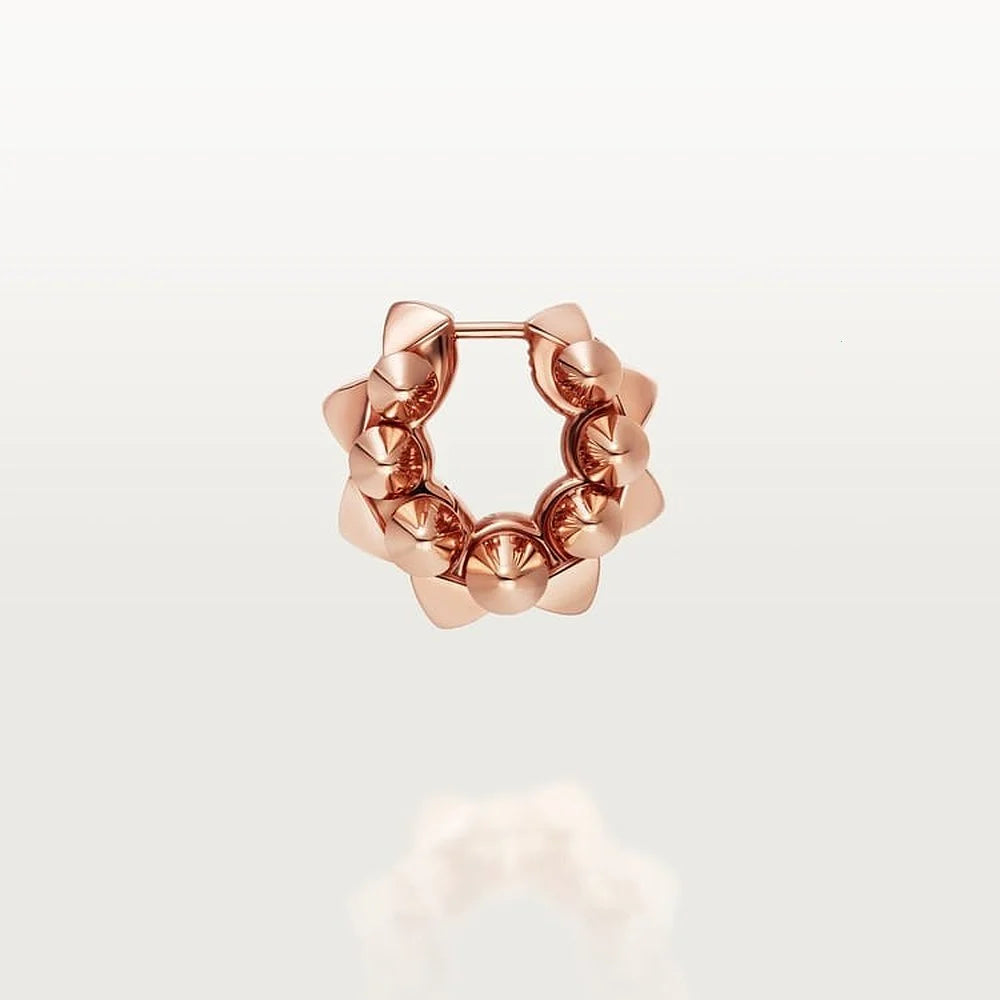 Clash Rose Gold Tone Earrings Unisex Earrings Best Present Ideas