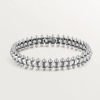 Clash White Gold Tone Flexible Bracelet Jewelry Gift Ideas