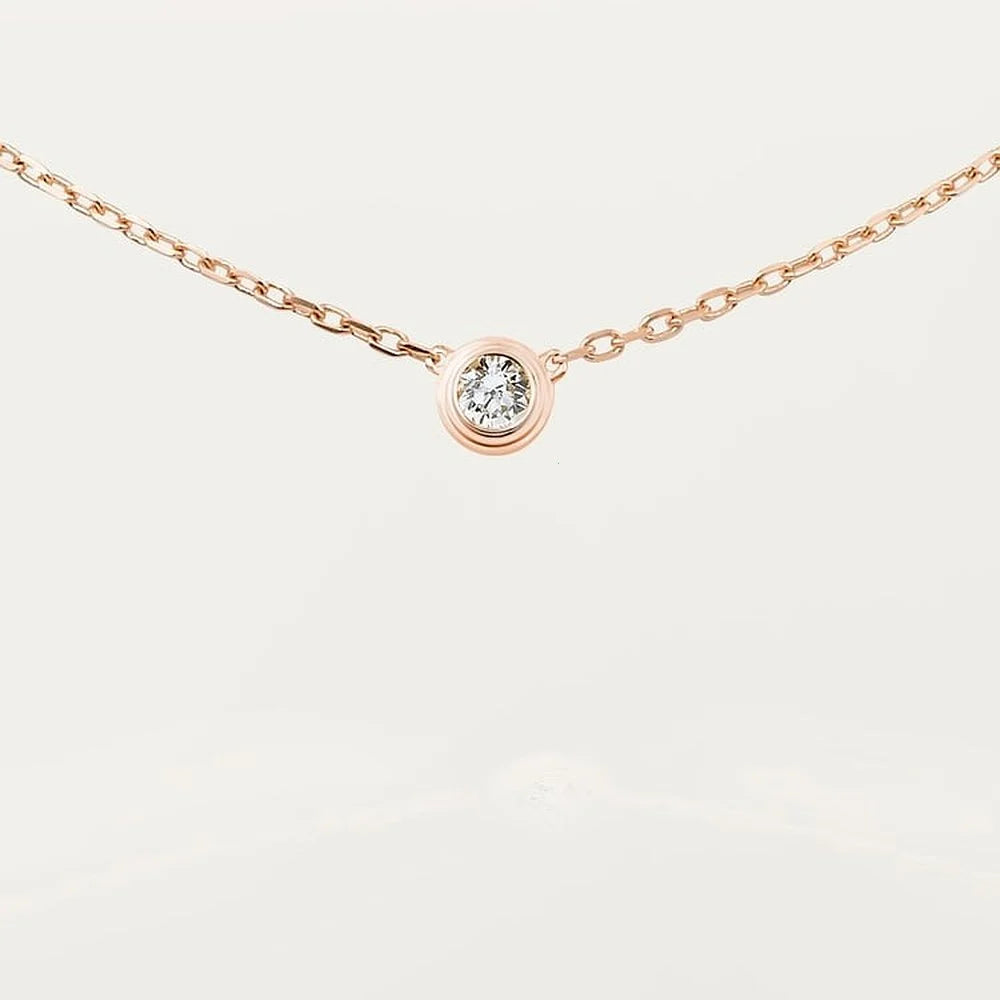 Damour Rose Gold Tone Necklace Jewelry Gift Ideas