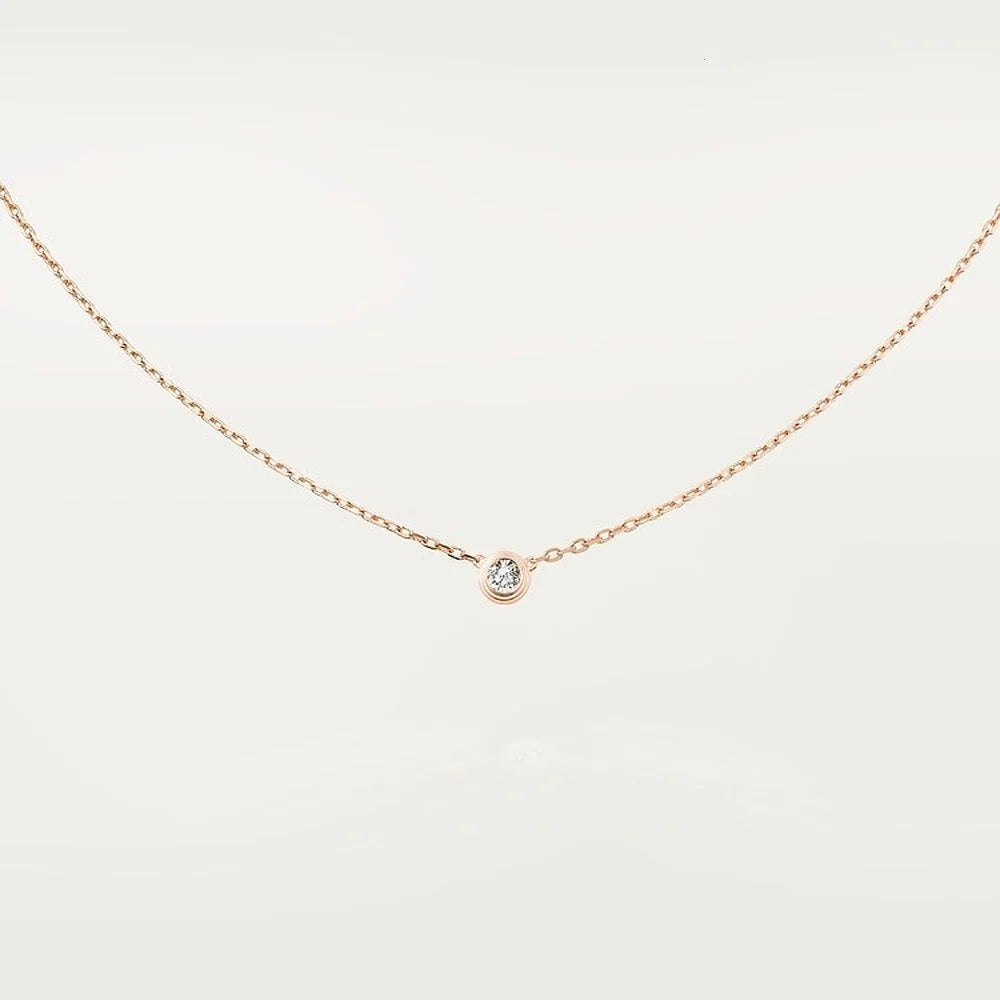 Damour Rose Gold Tone Necklace Jewelry Gift Ideas