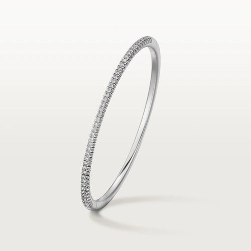 Etincelle Bracelet White Gold Tone With Sparkling Stone Best Gift Ideas For Yourself
