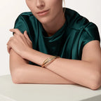 Bracelet Gold Three-tone with Lustrous Finish, Classic model