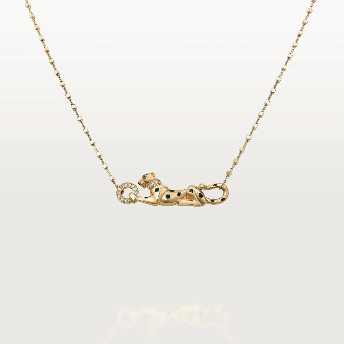 Gold Panther Necklace for Women, Animal Pendant Jewelry Gift