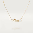 Gold Panther Necklace for Women, Animal Pendant Jewelry Gift