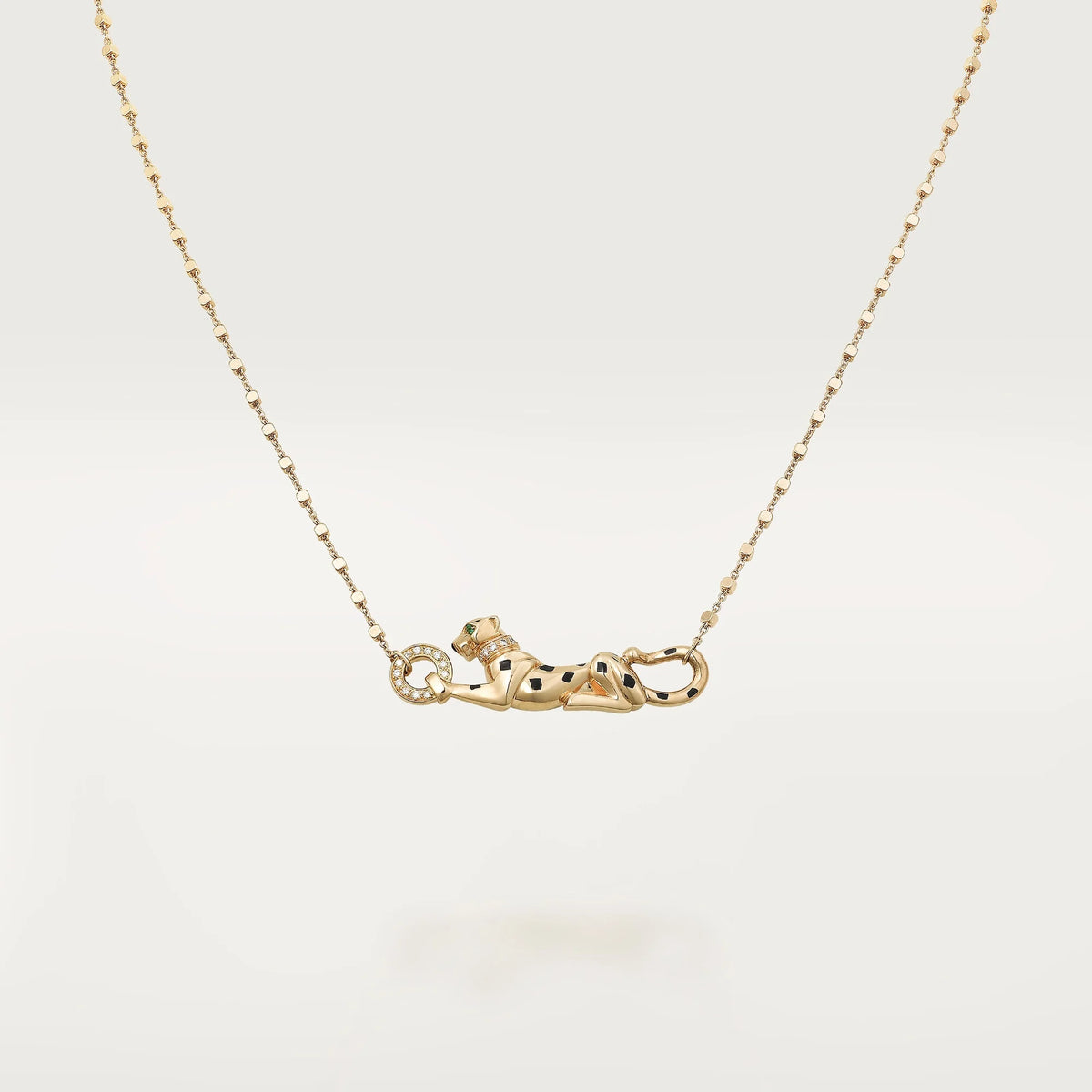 Gold Panther Necklace for Women, Animal Pendant Jewelry Gift