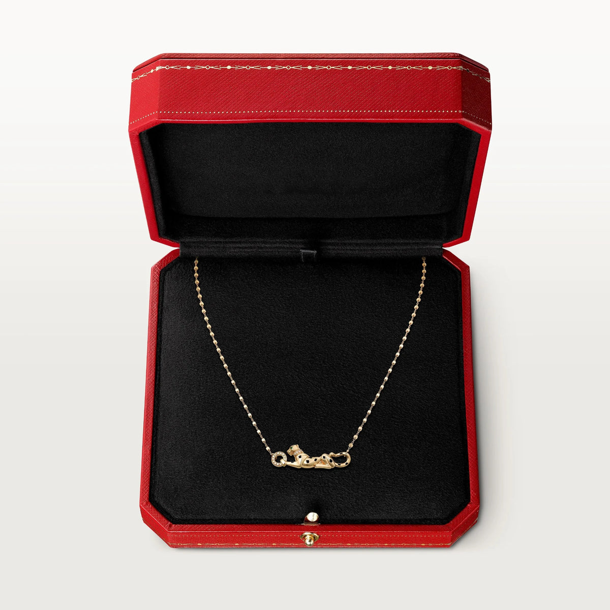 Gold Panther Necklace for Women, Animal Pendant Jewelry Gift
