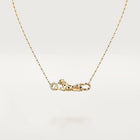 Leopard Panthere Necklace Yellow Gold Tone Jewelry Gift Ideas
