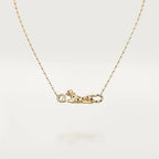 Leopard Panthere Necklace Yellow Gold Tone Jewelry Gift Ideas