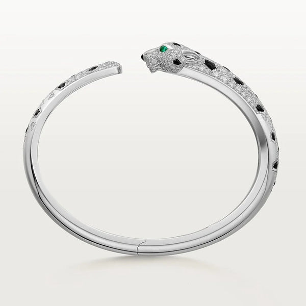 Leopard Panthere White Gold Tone With Sparkling Stone Jewelry Ideas