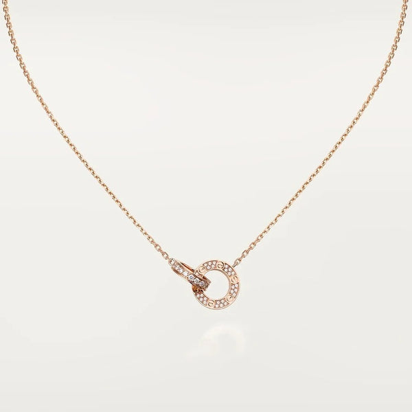 Love Necklace Rose Gold Tone Jewelry Gift Ideas