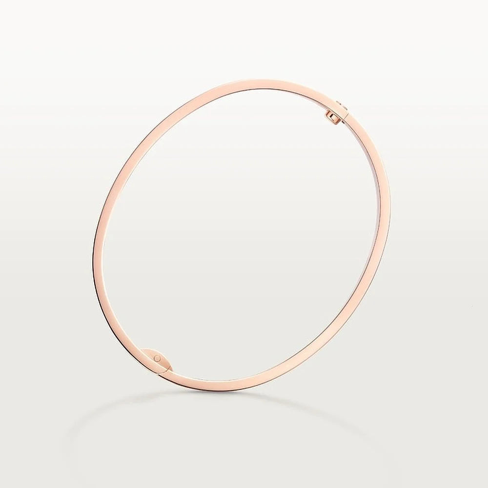 Love Rose Gold Tone Bracelet Classic Design Unisex Jewelry Ideas