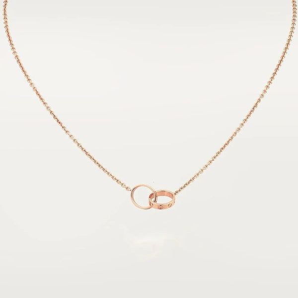 Love Screw Necklace Rose Gold Tone Jewelry Gift Ideas