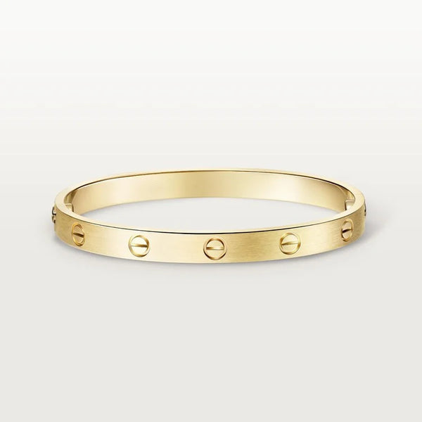 Luxury Minimalist Yellow Screw bracelet with Exquisite Craftsmanship