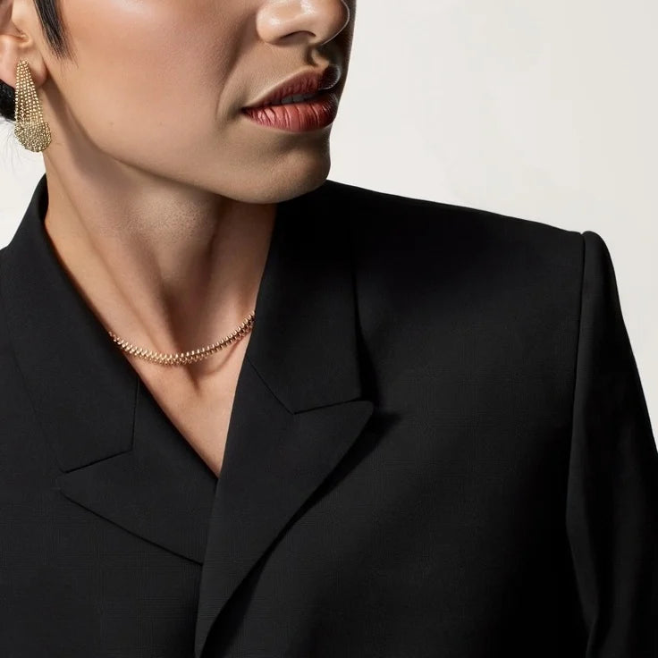 Pink Gold Embrace of Fierce Beauty and Timeless Royalty, small model