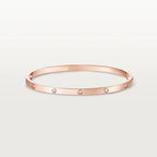 Pink Gold Path of 10 Sparkles – Elegant Glow Style, Small model