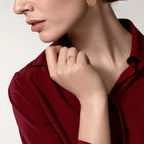Pink Radiant Twist Ring With Micro-Crystal Shine, small model