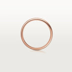 Pink Gold Word of Love – Elegant Engraved Band to Carry Your Message Always, 3 mm width