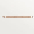 Pink Gold snowflare bracelets with Golden Net Luxe, Small model