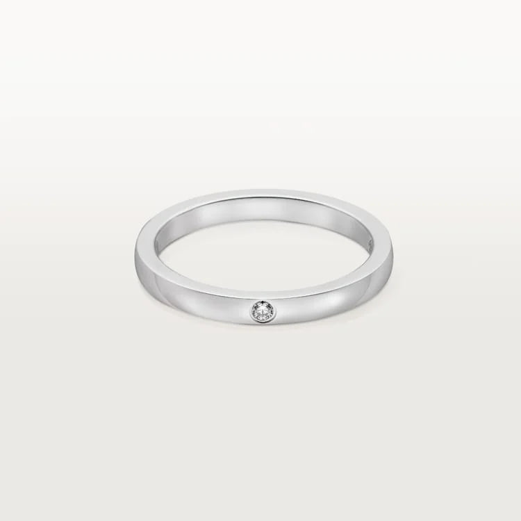 Platinum Gold Dew Of Morning – A Simple Yet Elegant Diamond Ring