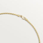 Queen of the Garden – Gold Necklace with Engraved Bee Pendant and Crystal Accents