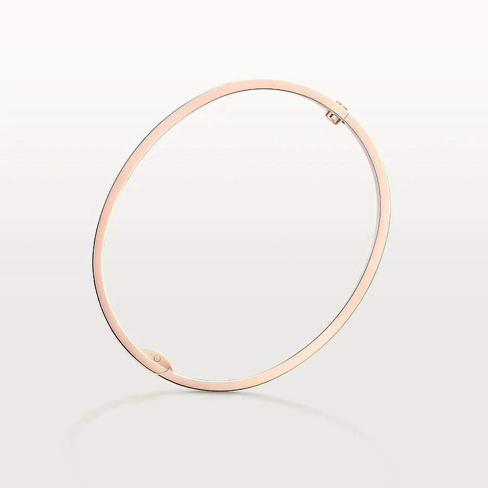 Rose Gold Tone Love Unisex Bracelet Best Gift Ideas For Couple