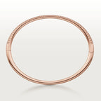 Pink Gold Bracelets Aura with Starlit Gem Path