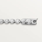 White Gold Snowflare bracelets with Radiant Ice Line