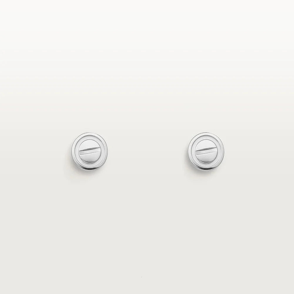 White Gold Tone Stud Earrings Best Earrings Gift Ideas
