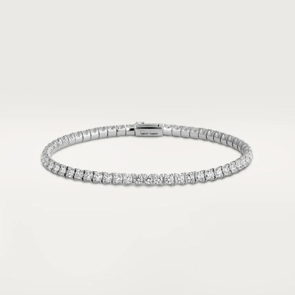 White Gold snowflare bracelets with Glimmer Frost Link