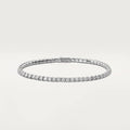 White Gold snowflare bracelets with frozen light dance