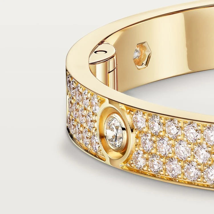 Yellow Gold Harmony in 12 Stones – Timeless Balance Band, Classic model
