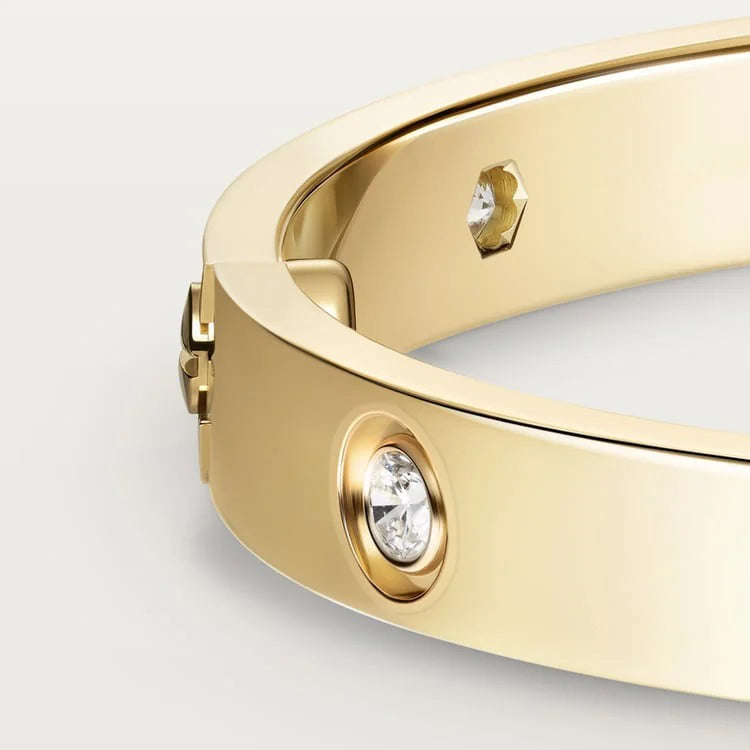 Yellow Gold Path of 10 Sparkles – Elegant Glow Style, Classic model