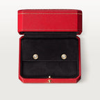 Yellow Gold Tone Stud Earring With Sparkling Stone Best Gift For Women