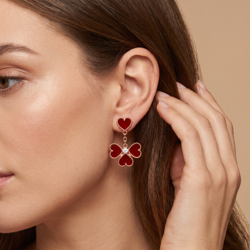 Ahambra Sweet Heart Drop Earrings
