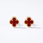 Alhambra Carnelian Motif Earrings