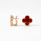 Alhambra Carnelian Motif Earrings