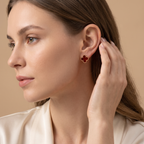 Alhambra Carnelian Motif Earrings