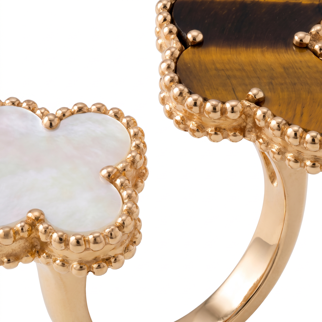 Alhambra Lucky Butterfly Between-the-finger Ring