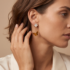 Alhambra Lucky Butterfly Motifs Drop Earrings