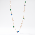 Alhambra Lucky Flower Butterfly Leaf Motifs Long Necklace
