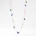 Alhambra Lucky Flower Butterfly Leaf Motifs Long Necklace