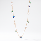 Alhambra Lucky Flower Butterfly Leaf Motifs Long Necklace