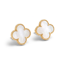 Alhambra Mother Of Pearl Clover Motif Earrings