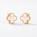 Alhambra Mother Of Pearl Clover Motif Earrings