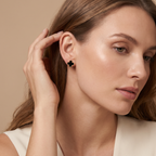 Alhambra Onyx Clover Motif Earrings